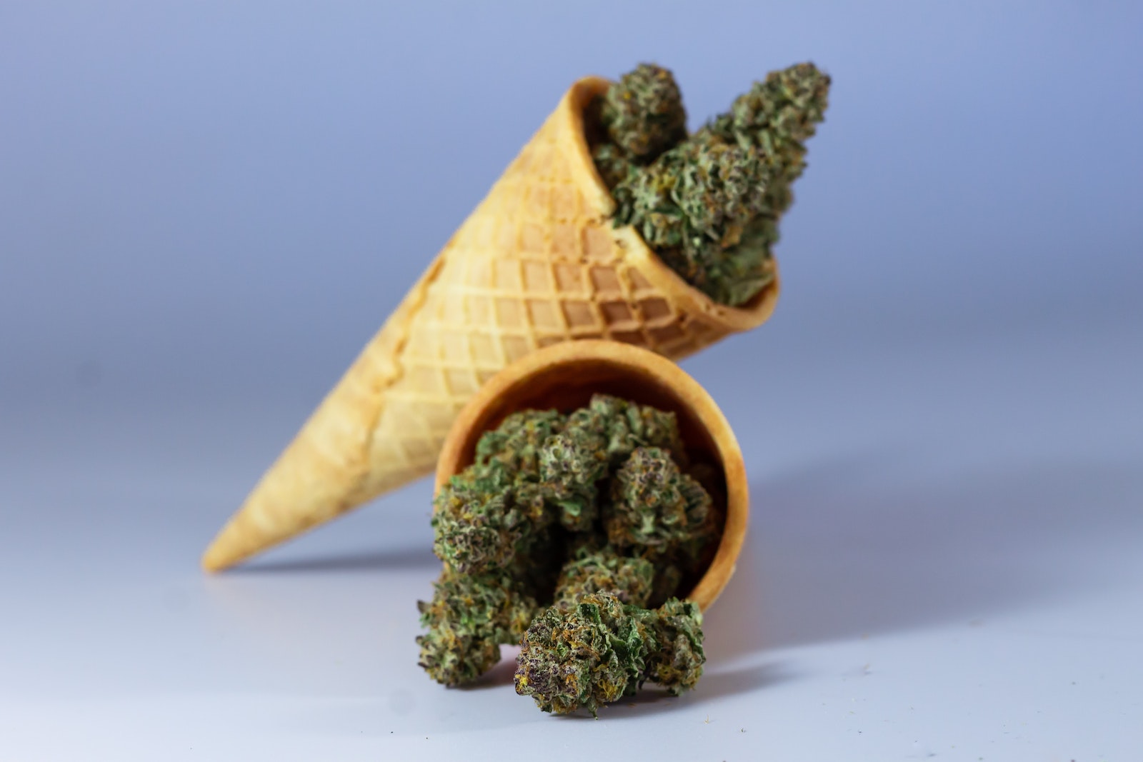 Cannabis Inside the Ice Cream Cones
